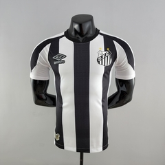 Camisa Santos II 22/23 Jogador Umbro Masculina - Branca e Preto