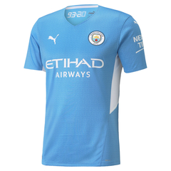 Camisa Manchester City I 21/22 Torcedor Puma Masculina - Azul