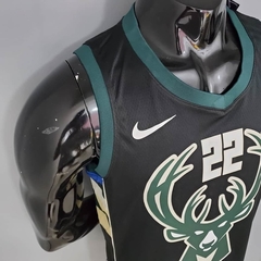 Regata Milkwaukee Bucks Preta - Nike - Masculina na internet