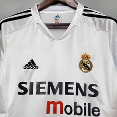 Camisa Real Madrid Retrô 04/05 Torcedor Adidas Masculino - Branco na internet