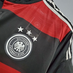 Camisa Seleção Alemanha Retrô 2014 Torcedor Adidas Masculino - Vermelho e Preto - loja online