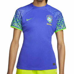 Camisa Seleção Br@z!l II 2022/23 Azul - Feminina Baby Look