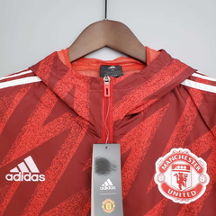 Jaqueta Corta Vento Manchester United- Masculina - Vermelho - Lux Esports - Camisas de Futebol