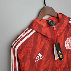 Jaqueta Corta Vento Manchester United- Masculina - Vermelho na internet