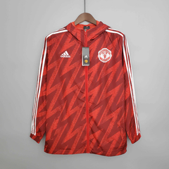 Jaqueta Corta Vento Manchester United- Masculina - Vermelho