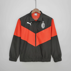 Jaqueta Corta Vento AC Milan - Masculina - Preto e Vermelho