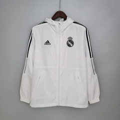 Jaqueta Corta Vento Real Madrid - Masculina - Branca