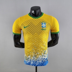 Camisa Seleção Br@z!l Edição Especial 22/23 Jogador Nike Masculina - Amarela