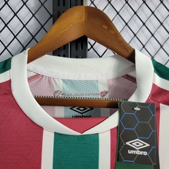 Camisa Fluminense I 22/23 Torcedor Umbro Masculino - Vermelho e Verde - loja online