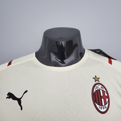 Camisa AC Milan 3 21/22 Jogador Puma Masculino - Bege - Lux Esports - Camisas de Futebol