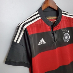 Camisa Seleção Alemanha Retrô 2014 Torcedor Adidas Masculino - Vermelho e Preto - comprar online