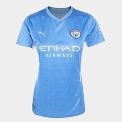 Camisa Manchester City Home 21/22 Torcedor Puma Feminina - Azul