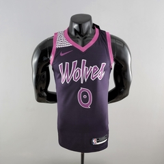 Regata Minnesota Timberwolves Preta e Roxo - Nike - Masculina