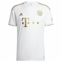 Camisa Bayern de Munique II 22/23 Torcedor Adidas Masculina - Branca/Dourada