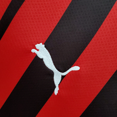 Camisa AC Milan I 21/22 Torcedor Puma Masculina - Vermelho e Preto