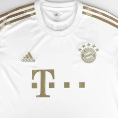 Camisa Bayern de Munique II 22/23 Torcedor Adidas Masculina - Branca/Dourada - Lux Esports - Camisas de Futebol