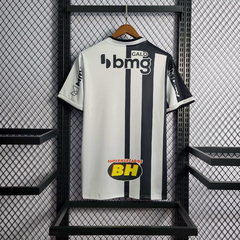 Camisa Atletico Mineiro 50% Comemorativa 22/23 Torcedor Masculina - Branco e preto - loja online