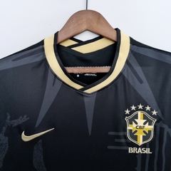 Camisa Seleção Brasileira 22/23 Torcedor Nike Masculino - Preta - Lux Esports - Camisas de Futebol