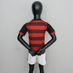 Kit Infantil Flamengo I 22/23 -Adidas - Vermelho e Preto - comprar online