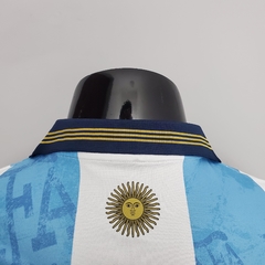 Camisa Seleção Argentina 1 22/23 Jogador Adidas Masculino - Azul e Branco - loja online