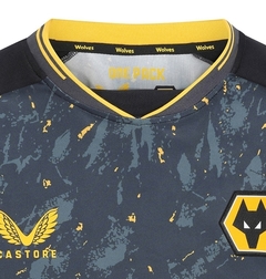 Camisa Wolves I 2021/22 Preta - Masculina Castore - Lux Esports - Camisas de Futebol