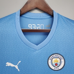 Camisa Manchester City Home 21/22 Torcedor Puma Feminina - Azul na internet