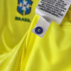 Camisa Seleção Br@z!l I 2022/23 Amarela - Nike - Torcedor Masculina - Lux Esports - Camisas de Futebol