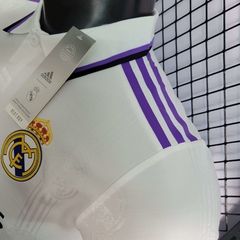 Camisa Real Madrid I 22/23 Jogador Adidas Masculina - Branca - Lux Esports - Camisas de Futebol