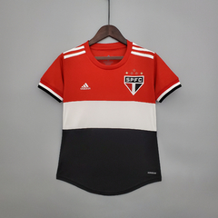 Camisa São Paulo Away 21/22 Torcedor Adidas Feminina - Tricolor