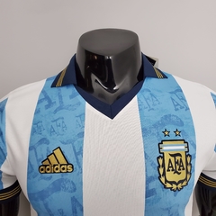 Camisa Seleção Argentina 1 22/23 Jogador Adidas Masculino - Azul e Branco - comprar online