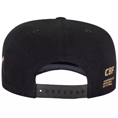 Imagem do Boné CBF Aba Curva Snapback Preto - Adulto