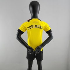 Kit Infantil Borussia I 2022/23 - Amarela Puma - comprar online