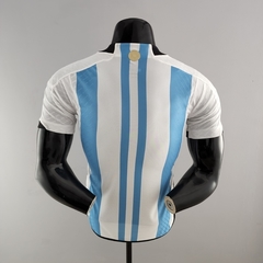 Camisa Seleção Argentina I 22/23 Jogador Adidas Masculino - Azul e Branca - comprar online