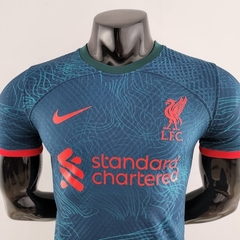 Camisa Liverpool III 22/23 Jogador Nike Masculino - Azul - Lux Esports - Camisas de Futebol