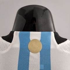 Camisa Seleção Argentina I 22/23 Jogador Adidas Masculino - Azul e Branca - Lux Esports - Camisas de Futebol