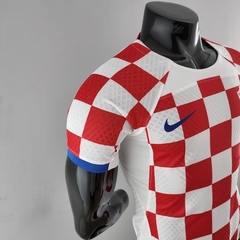 Camisa Seleção Croácia I 22/23 Jogador Nike Masculino - Vermelha e Branca na internet