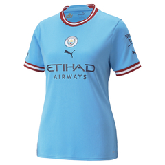 Camisa Manchester City I 22/23 Torcedor Puma Feminina - Azul