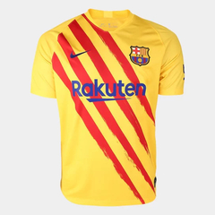 Camisa Barcelona Retrô 19/20 Torcedor Nike Masculina - Amarela