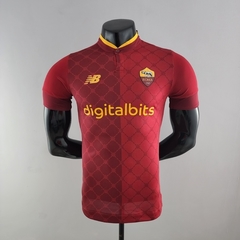 Camisa Roma I 22/23 Jogador NewBalance Masculina - Vermelho