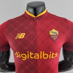 Camisa Roma I 22/23 Jogador NewBalance Masculina - Vermelho - Lux Esports - Camisas de Futebol