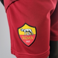 Kit Infantil Roma I 2022/23 - Vermelha NB - loja online