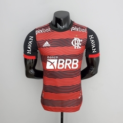 Camisa Flamengo 1 C/ Patrocínios 22/23 Jogador Adidas Masculino - Vermelho