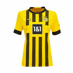 Camisa Borussia Dortmund 1 22/23 Torcedor Puma Feminina - Amarela/Preto