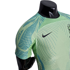 Camisa Seleção Br@z!l Treino 2022/23 Verde - Nike - Jogador Masculina na internet