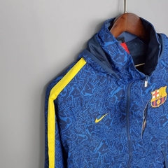 Jaqueta Corta Vento Barcelona 21/22 - Masculina - Azul na internet