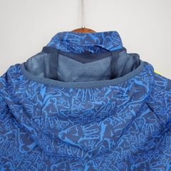 Jaqueta Corta Vento Barcelona 21/22 - Masculina - Azul - comprar online