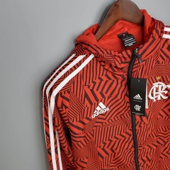 Jaqueta Corta Vento Flamengo 21/22 - Masculina - Vermelho e Preto na internet