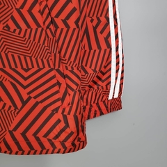 Jaqueta Corta Vento Flamengo 21/22 - Masculina - Vermelho e Preto