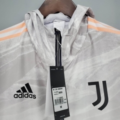 Jaqueta Corta Vento Juventus 21/22 - Masculina - Branco - Lux Esports - Camisas de Futebol