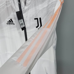 Jaqueta Corta Vento Juventus 21/22 - Masculina - Branco - loja online